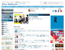 Tablet Screenshot of blue-radio.com